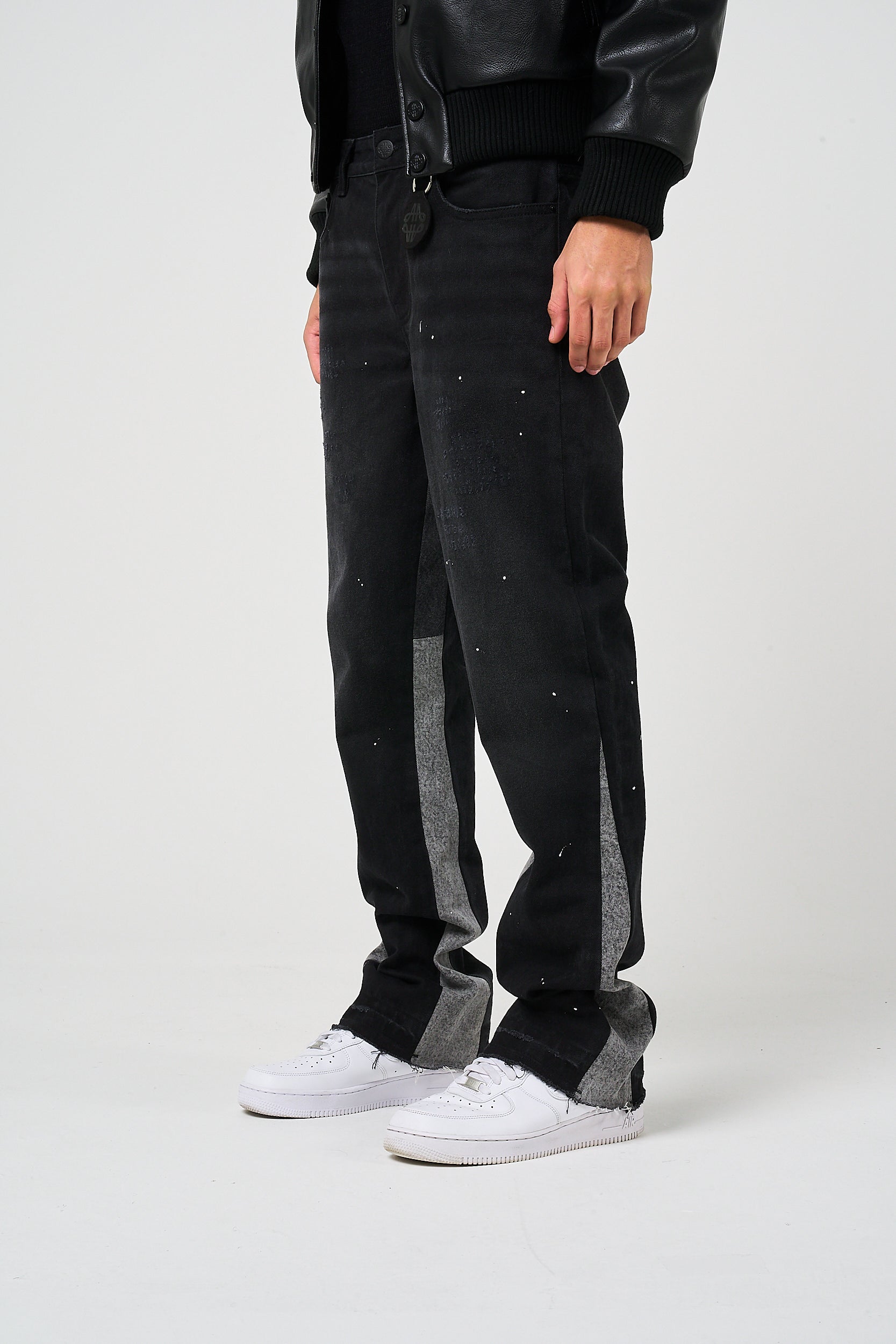 Maranello Black Flare Jean – Amicci