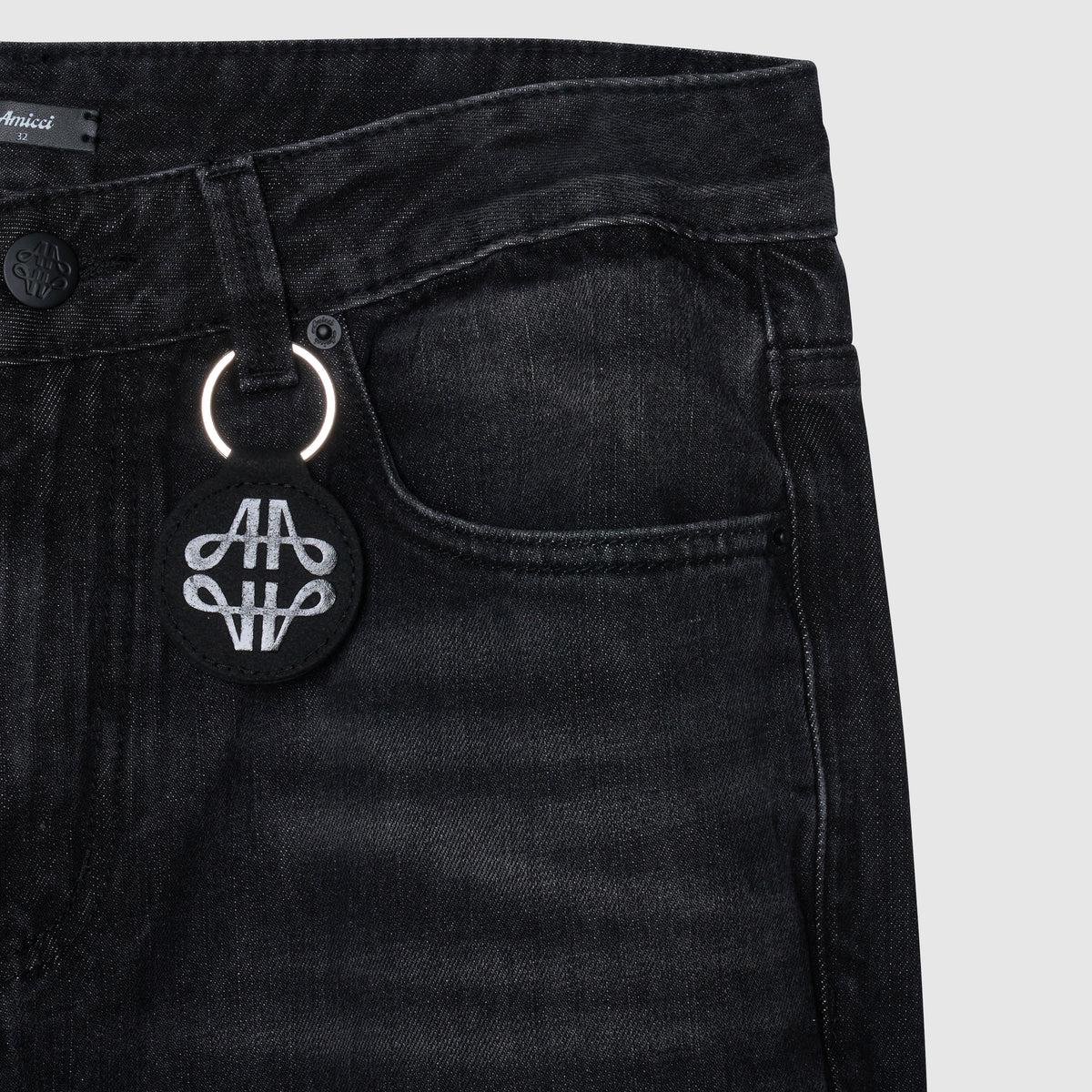 Jeans en denim flare bleu clair Sienna