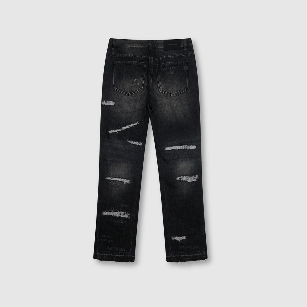Jeans de campana negros Trivoni