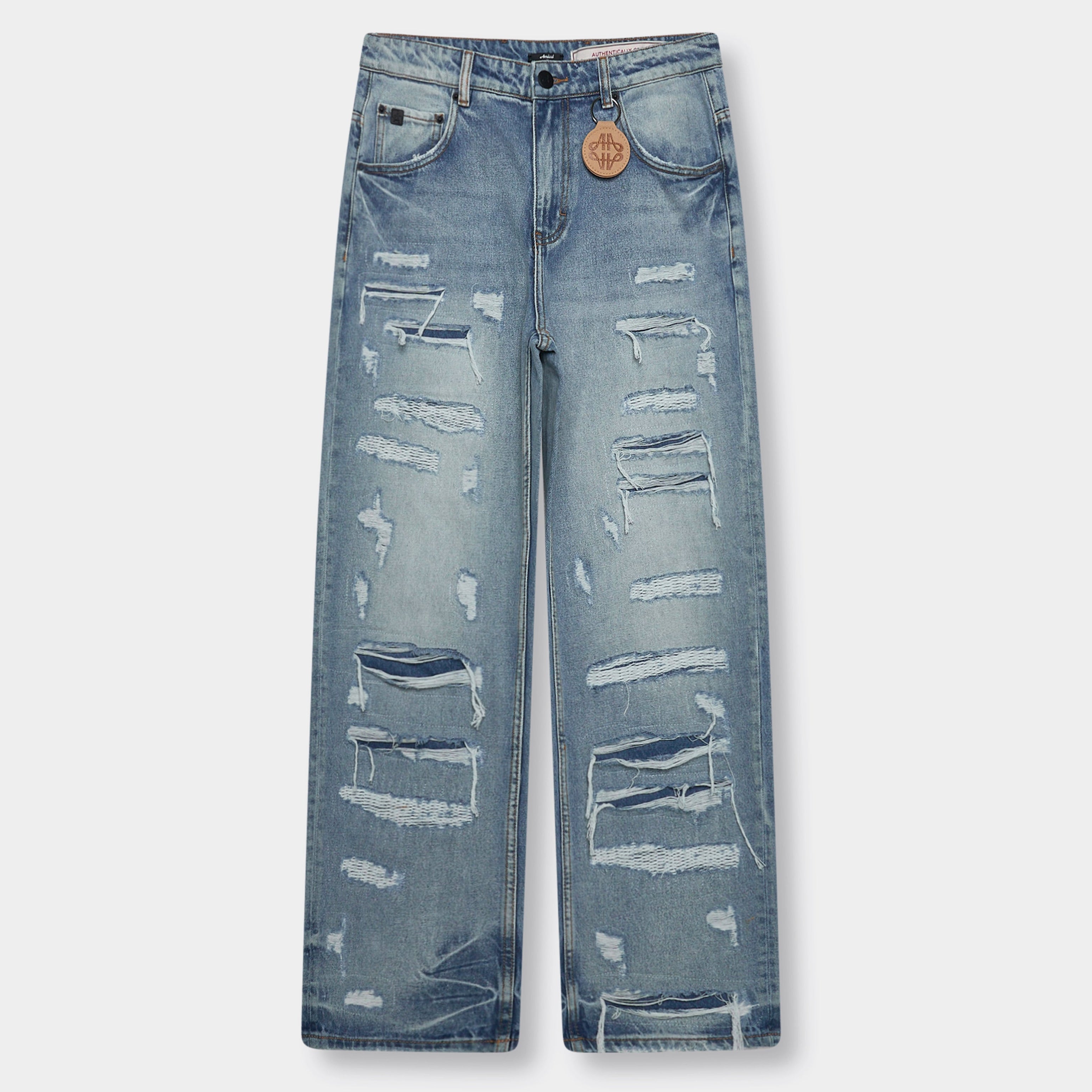 Manuel Jeans Rotos Azul Claro