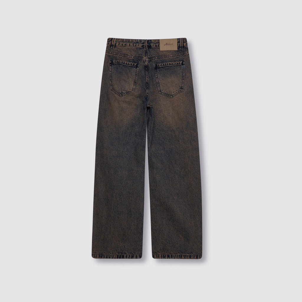 Natale Brown Baggy Jean