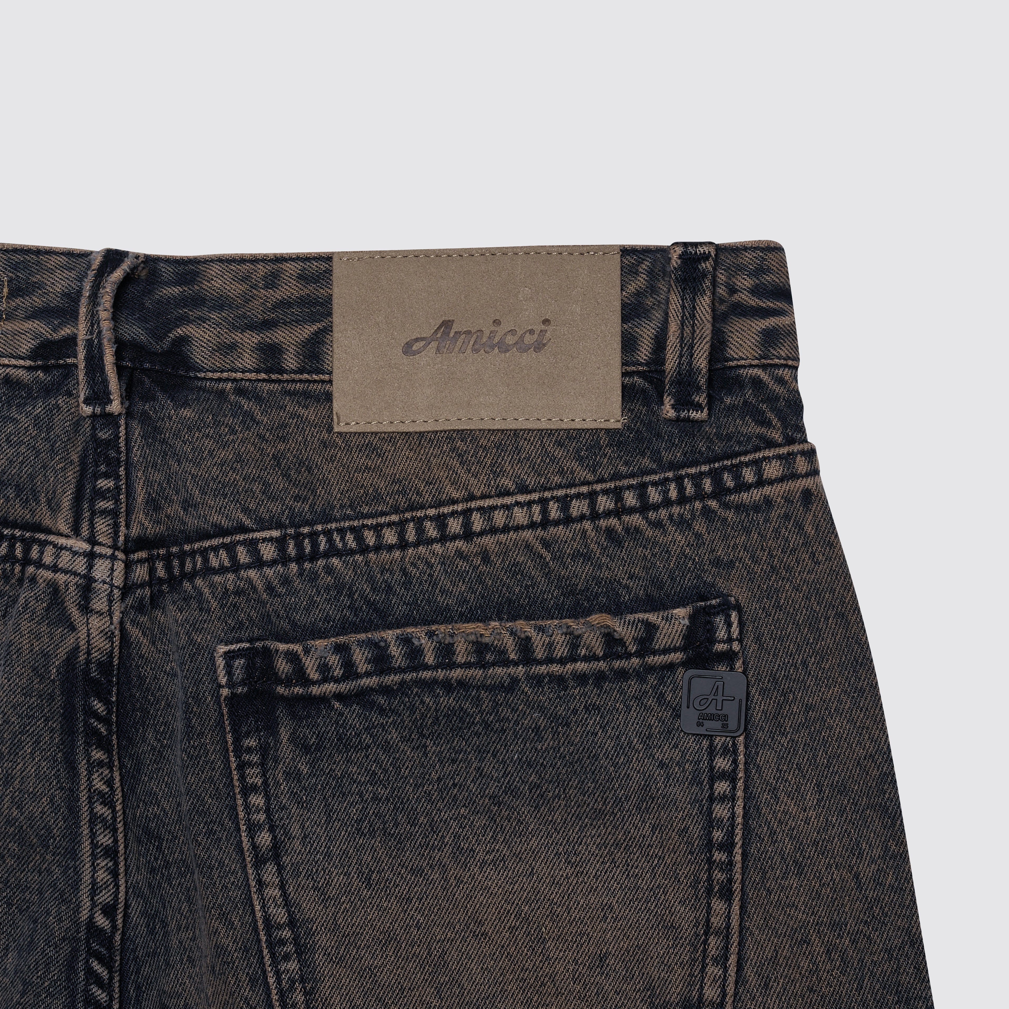 Natale Brown Baggy Jean