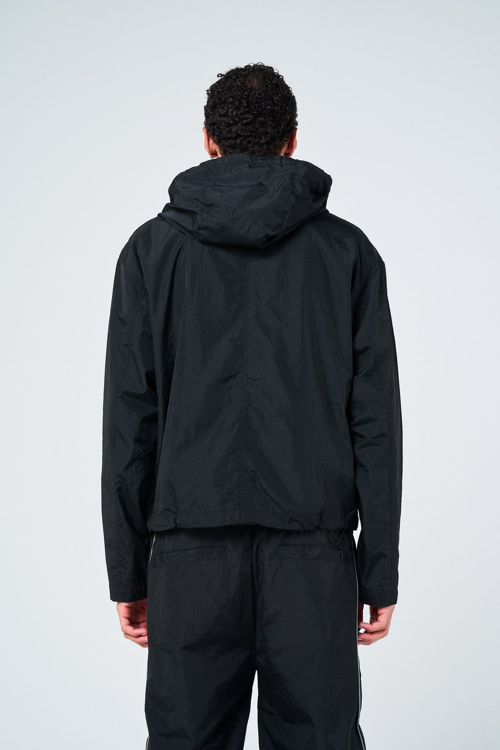 Carson Black Windbreaker