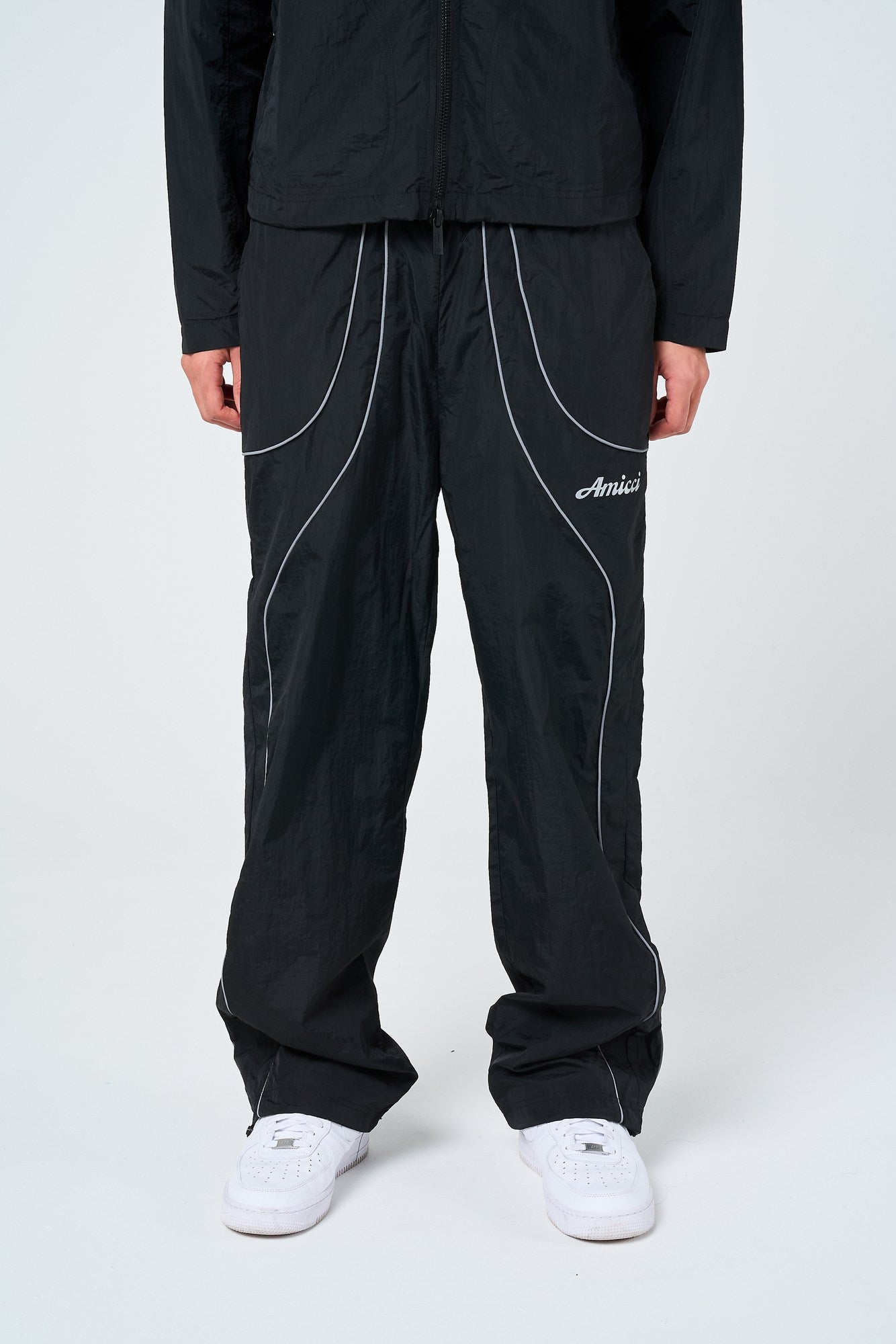 Carson Black Shell Pant