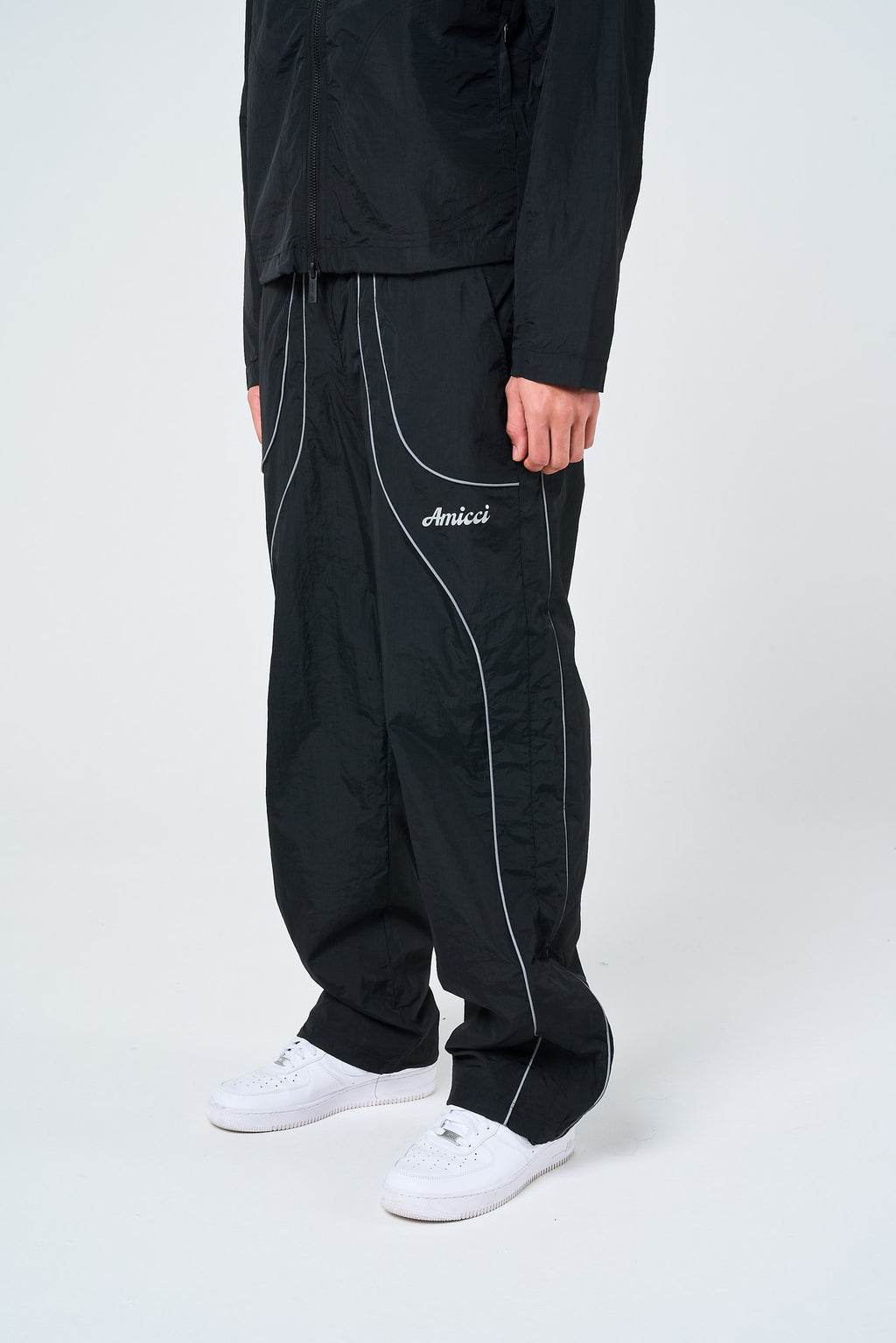 Carson Black Shell Pant