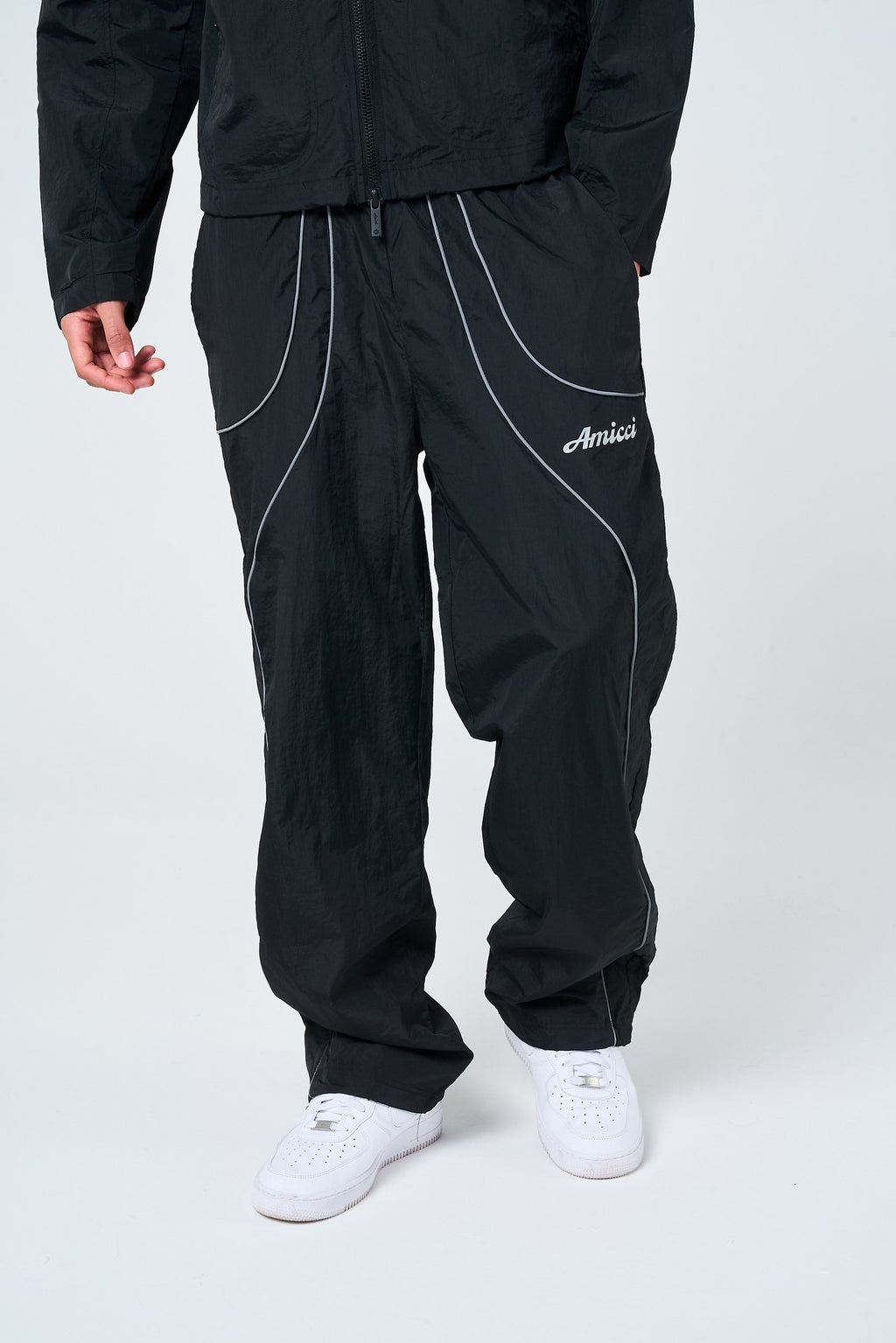 Carson Black Shell Pant