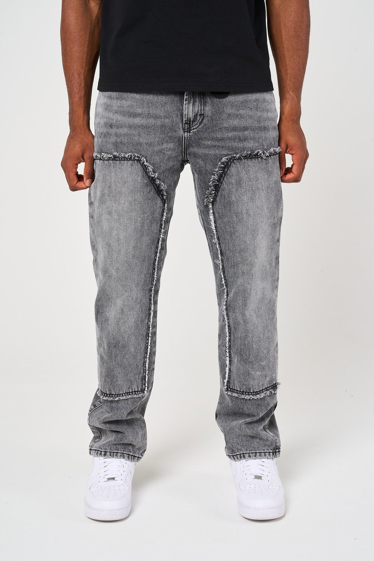 Jeans de lavado azul claro Hernan