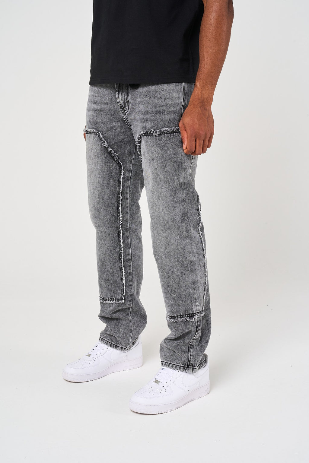 Jeans de lavado azul claro Hernan