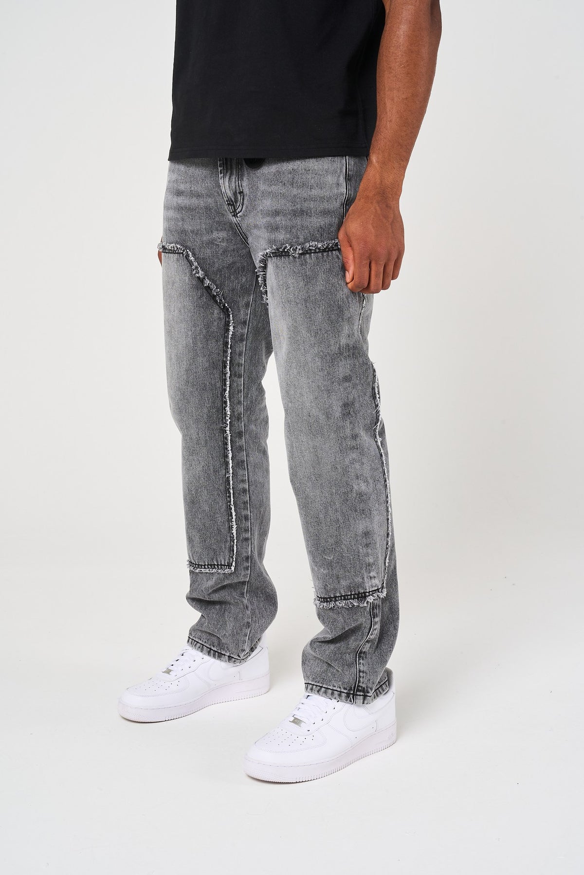 Jeans de lavado azul claro Hernan
