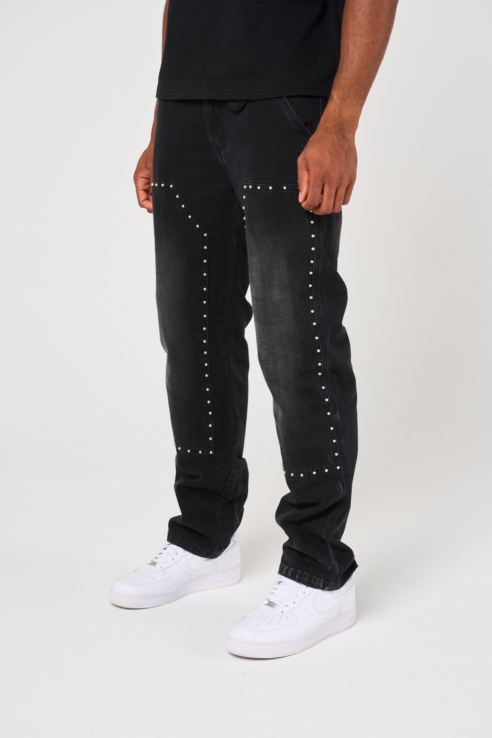 Amicci Premium Quality Men's Ripped Denim Jeans - Italian Styling