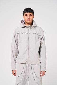 Carson Grey Windbreaker