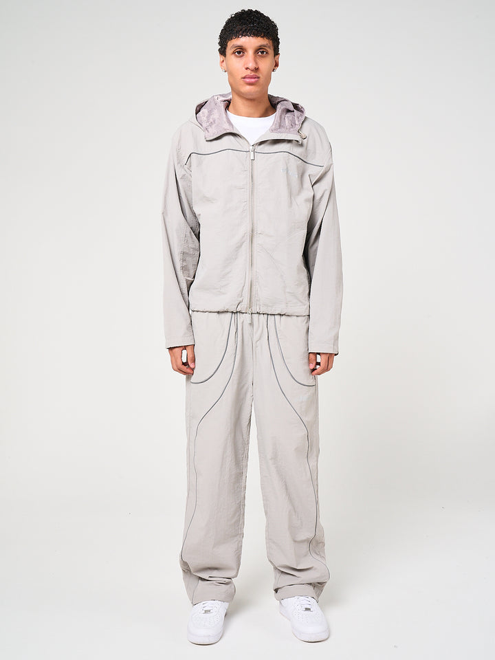 Carson Grey Windbreaker