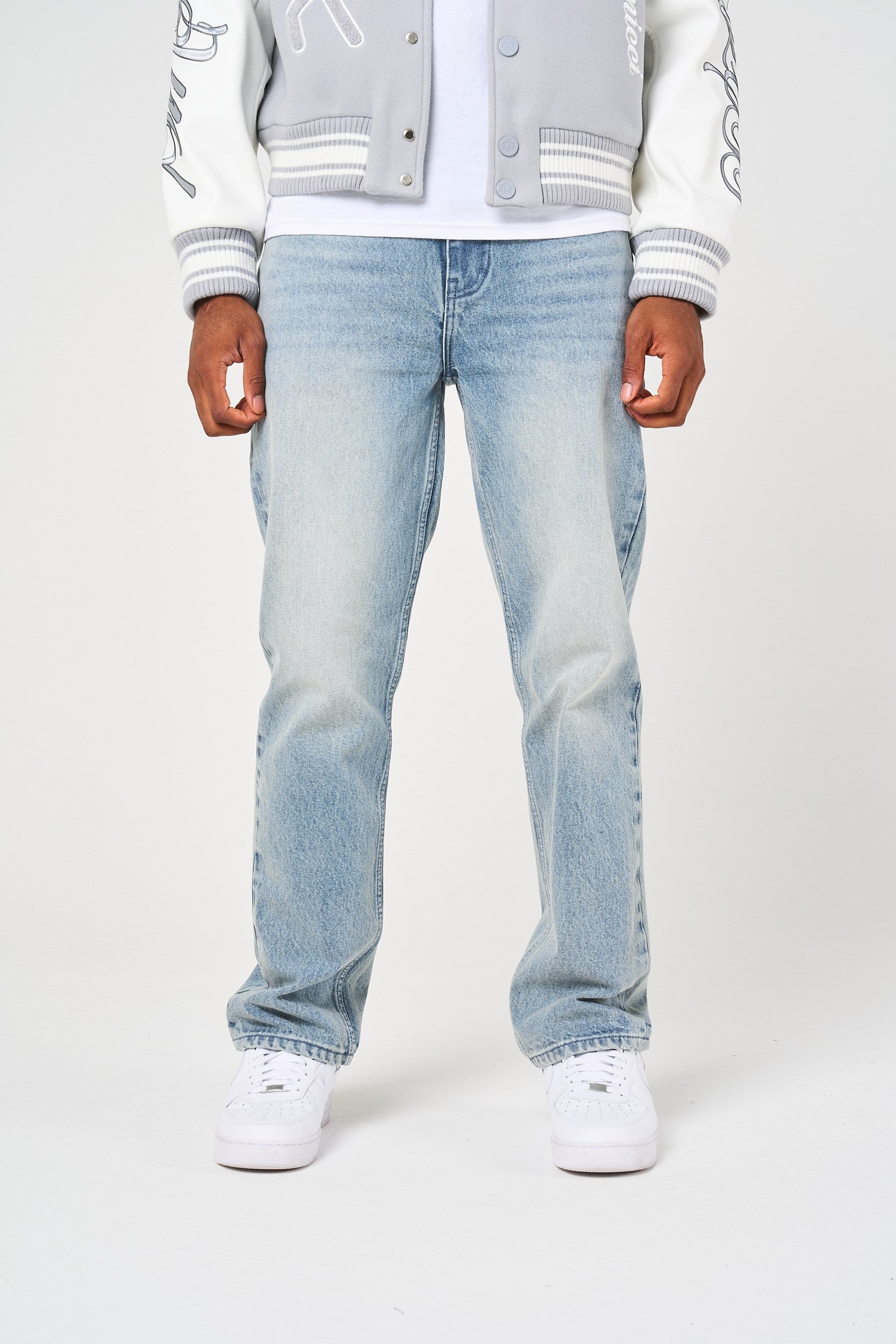 Amicci Premium Quality Men's Ripped Denim Jeans - Italian Styling