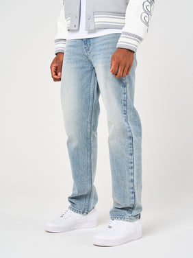 Lennox Mid Blue rechte jeans