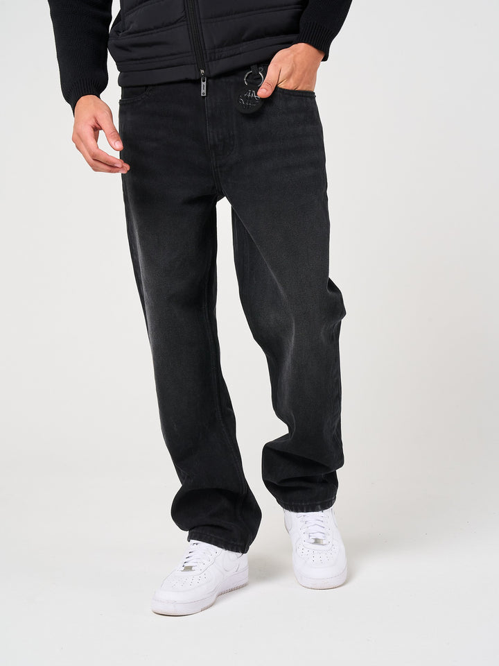 Lennox Black Straight Jean