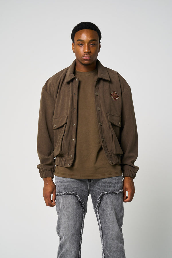 Tatum Brown Naaldcorduroy Jas