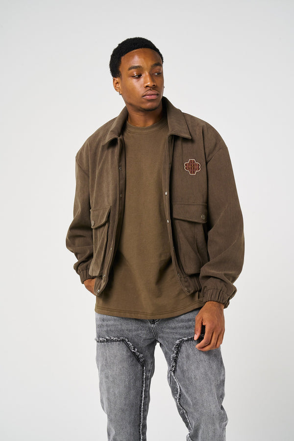 Tatum Brown Naaldcorduroy Jas