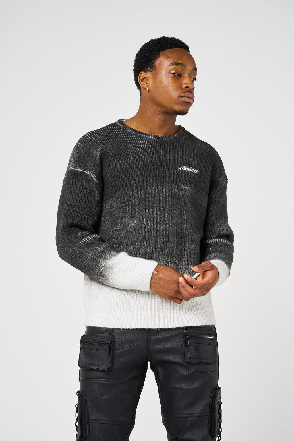 Barrett Grey Knitted Sweatshirt