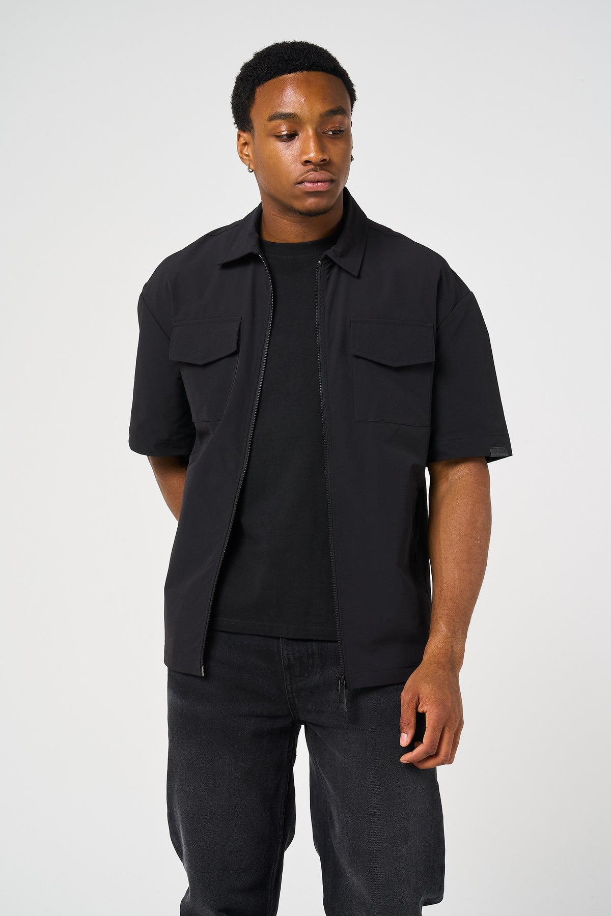 CAMISA SOBRECAMISA JAMESON NEGRA