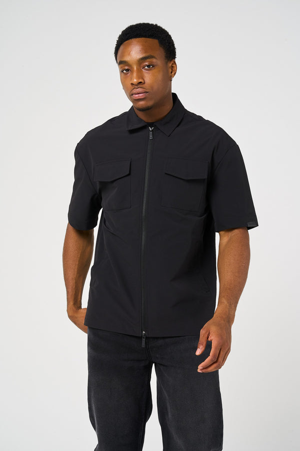 Giamco Zwart Overshirt