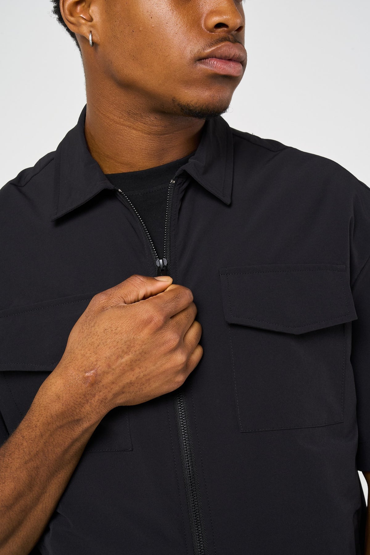 CAMISA SOBRECAMISA JAMESON NEGRA