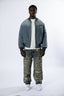 Manuel Heavy Ripped Tinted Blue Baggy Jean