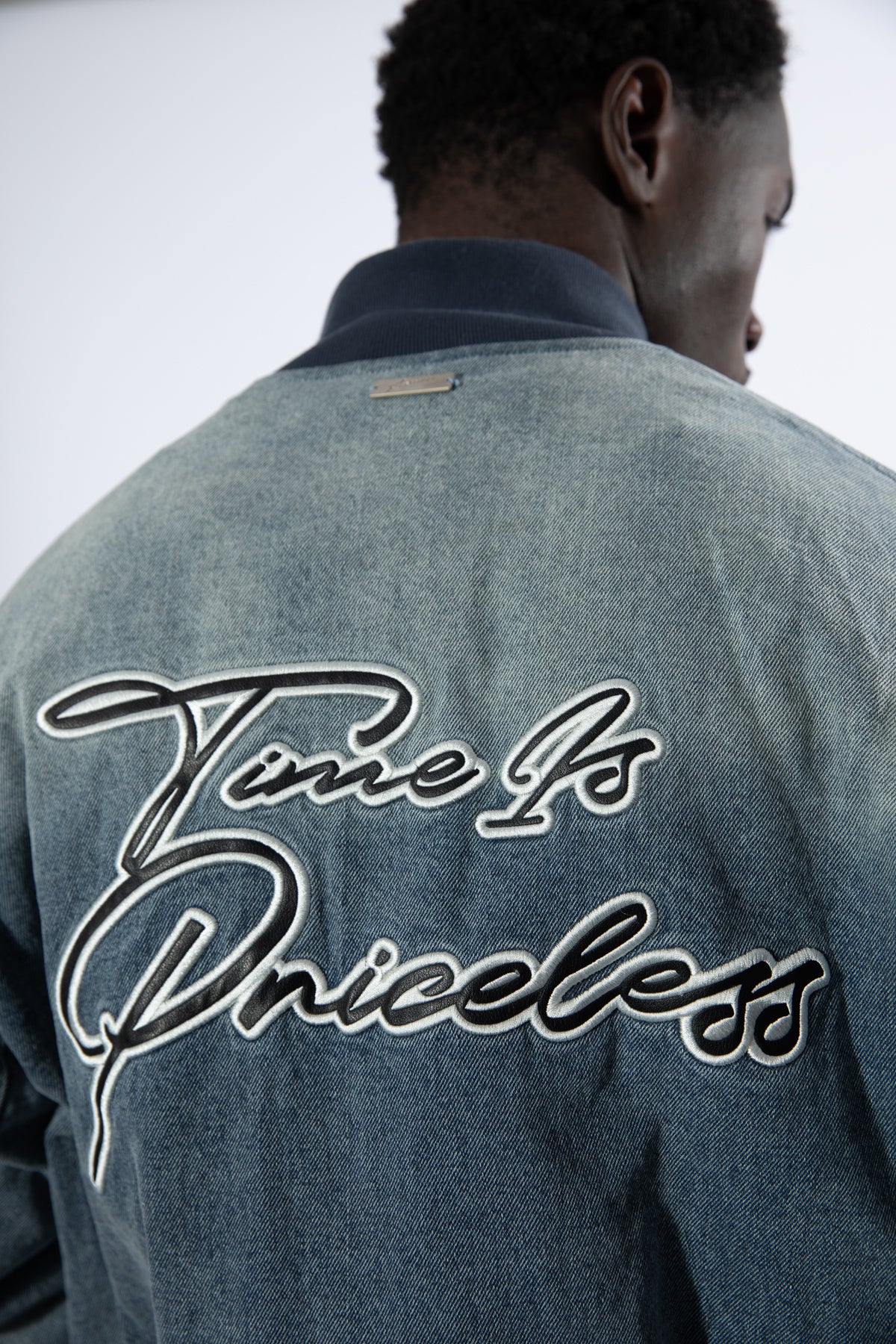 Idalia Denim Bomberjacke Blau