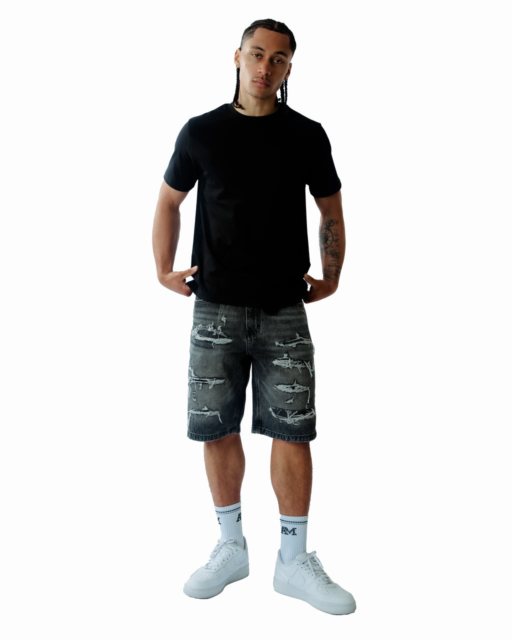 Imola Mittelgraue Shorts