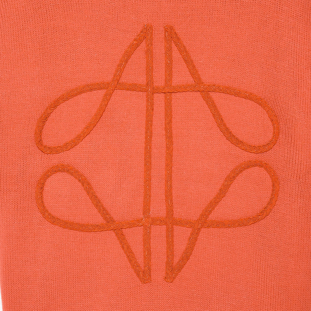 Nantes gestricktes Jersey Orange