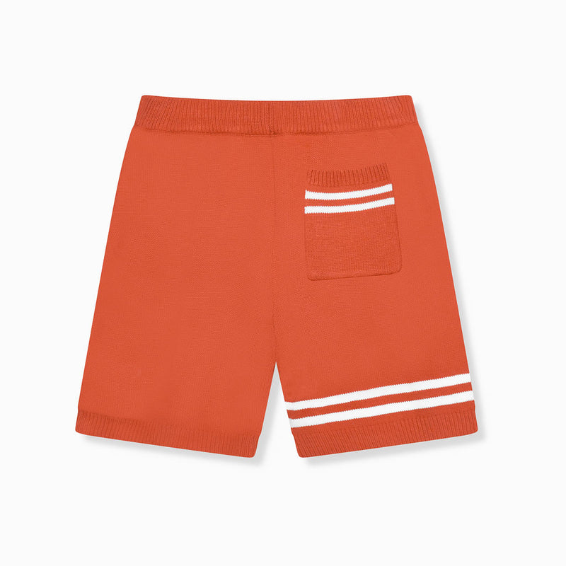 Pantalones Cortos de Punto Nantes Naranja