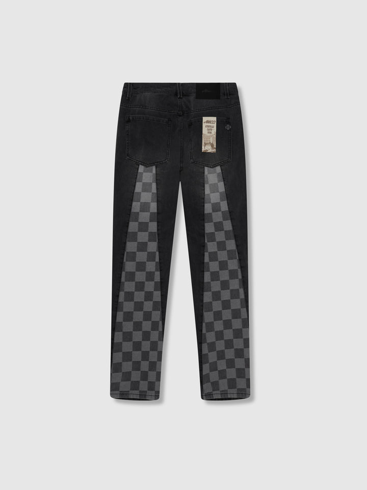 Jeans de campana negros lavados Givona