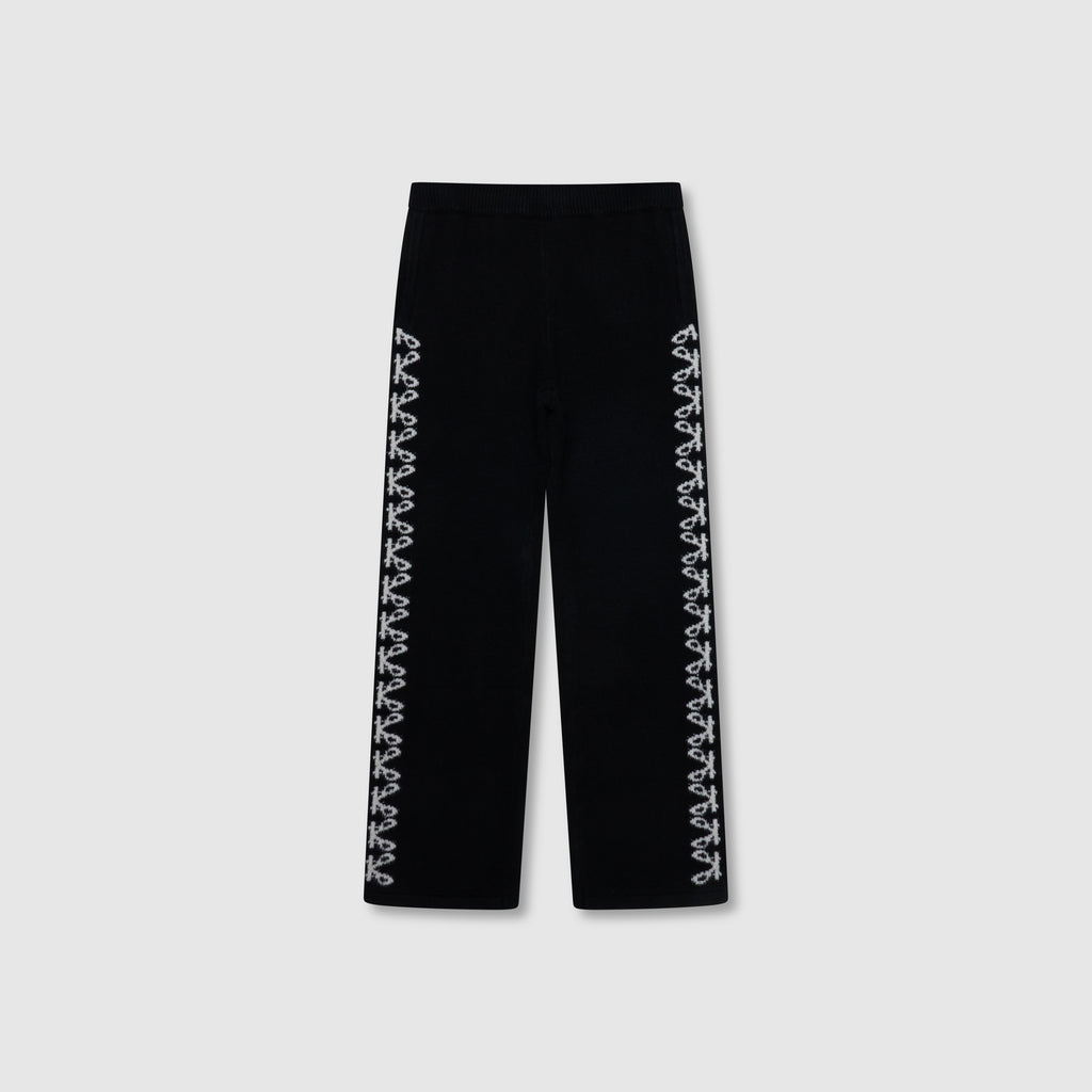 Jogger Negro de Punto Merino