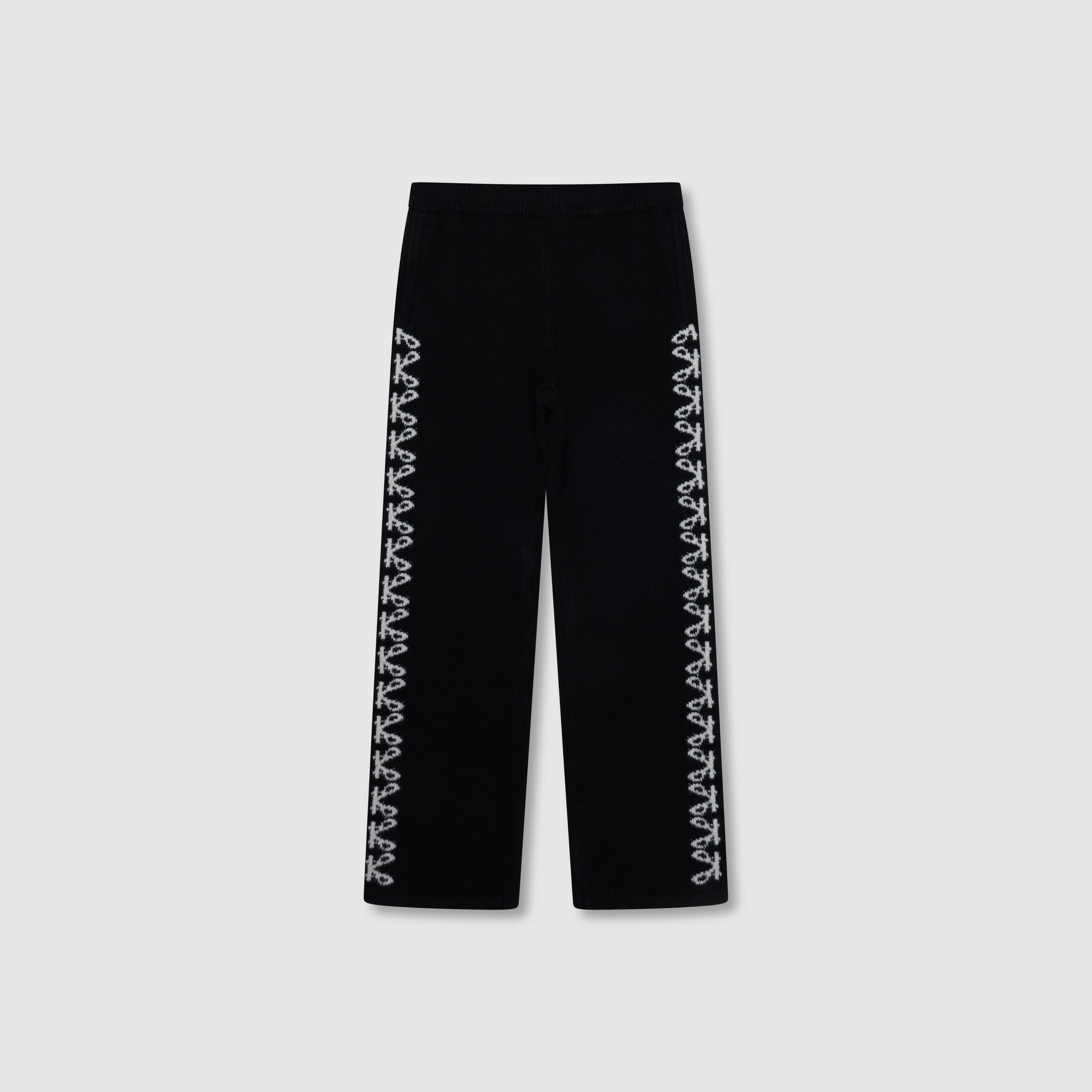 Jogger Negro de Punto Merino