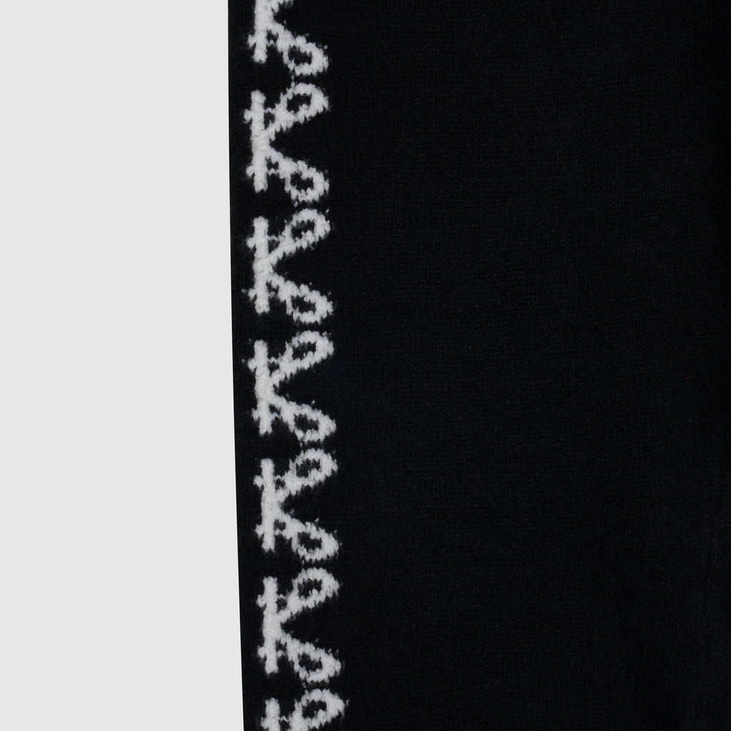 Jogger Negro de Punto Merino