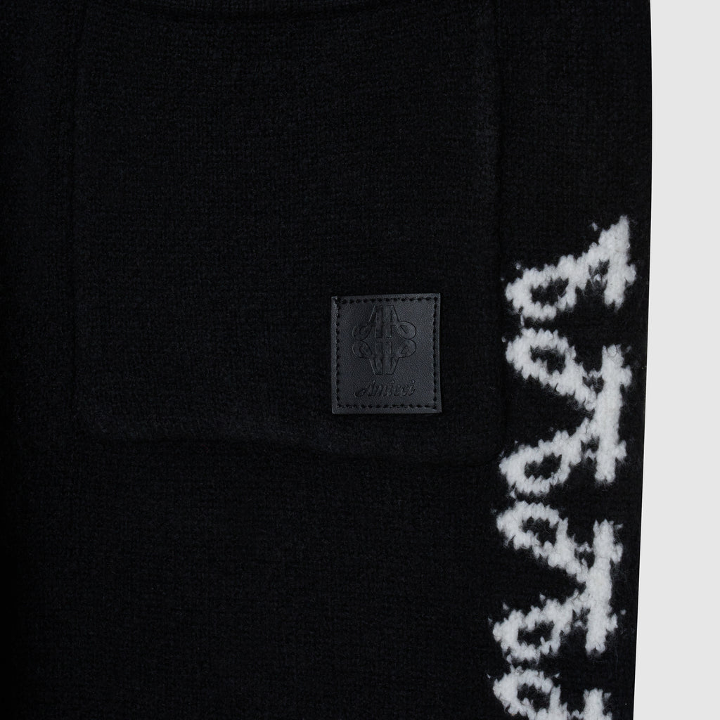 Jogger Negro de Punto Merino