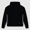 Merino Breiwerk Zwarte Hoodie