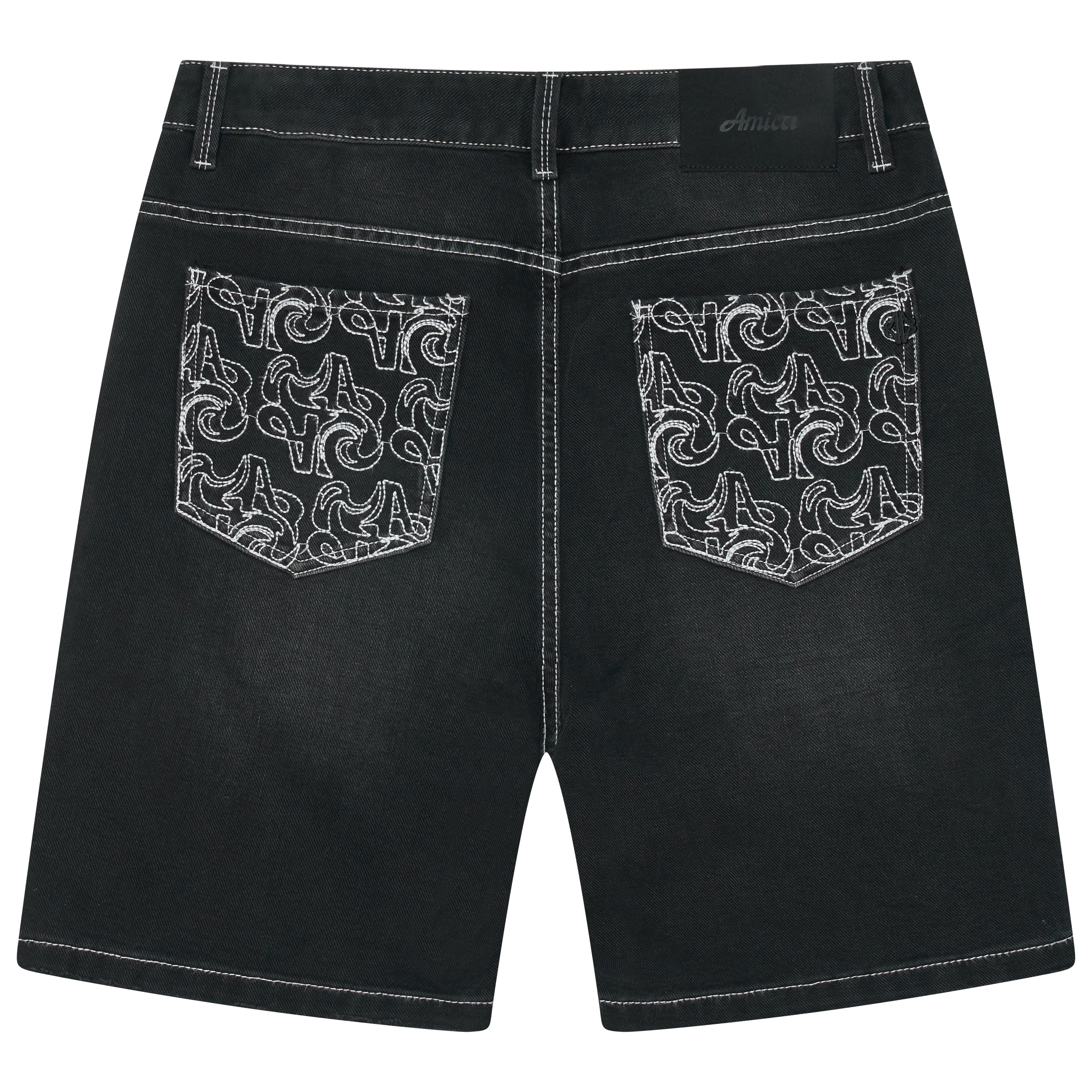 Keshi Denim Shorts Black