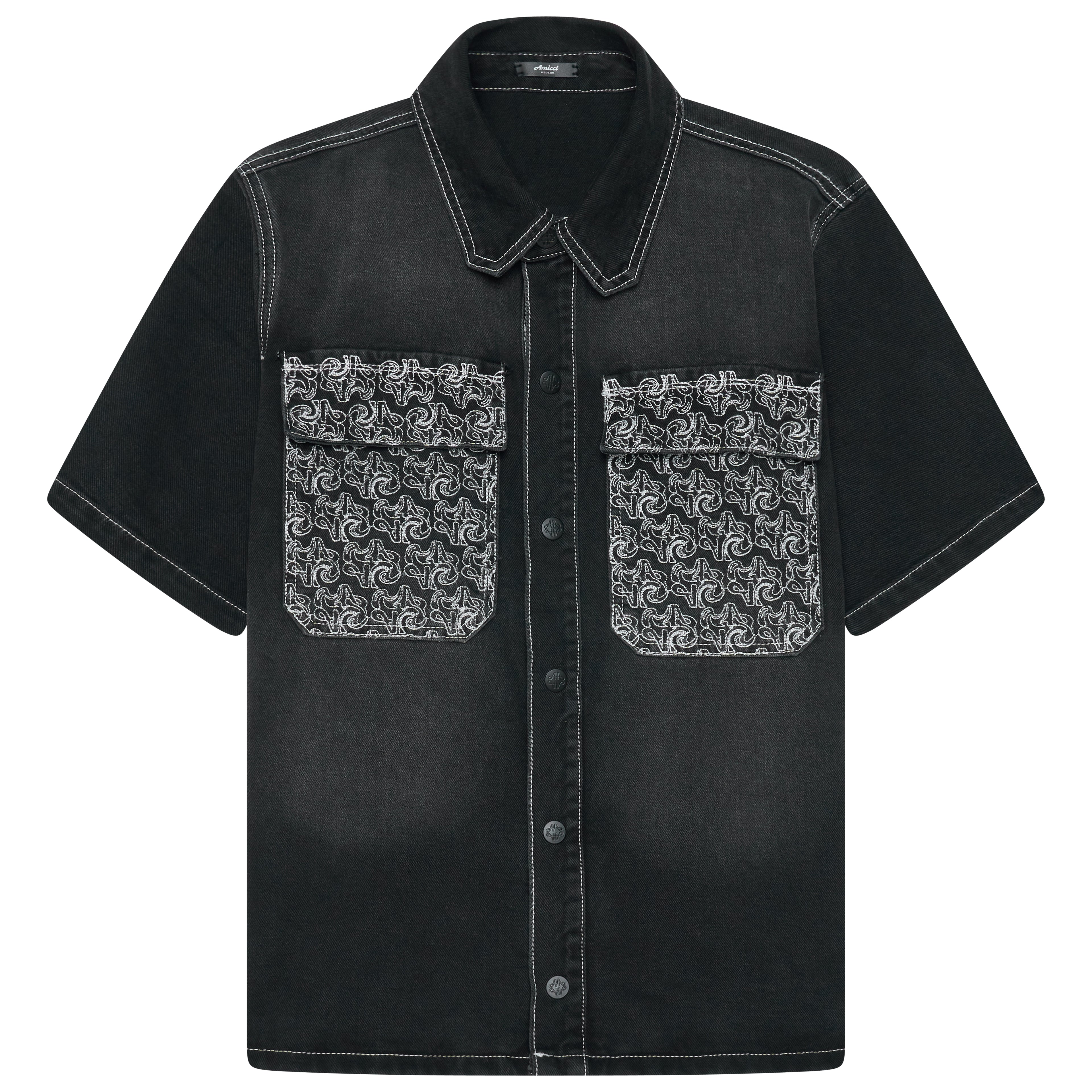 Keshi Denim Shirt Black