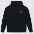 Amos Black Knitted Hoodie
