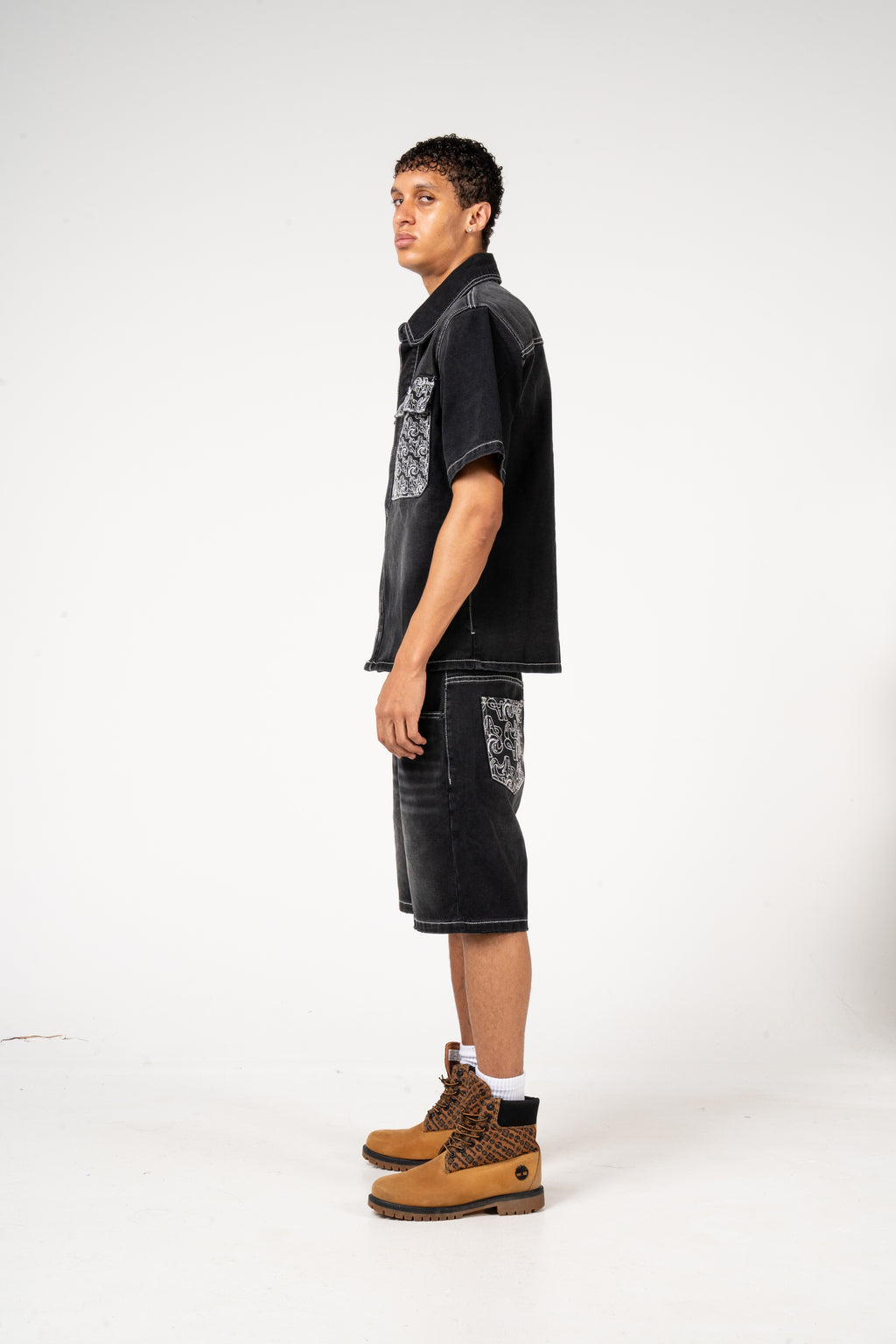 Keshi Denim Shirt Black