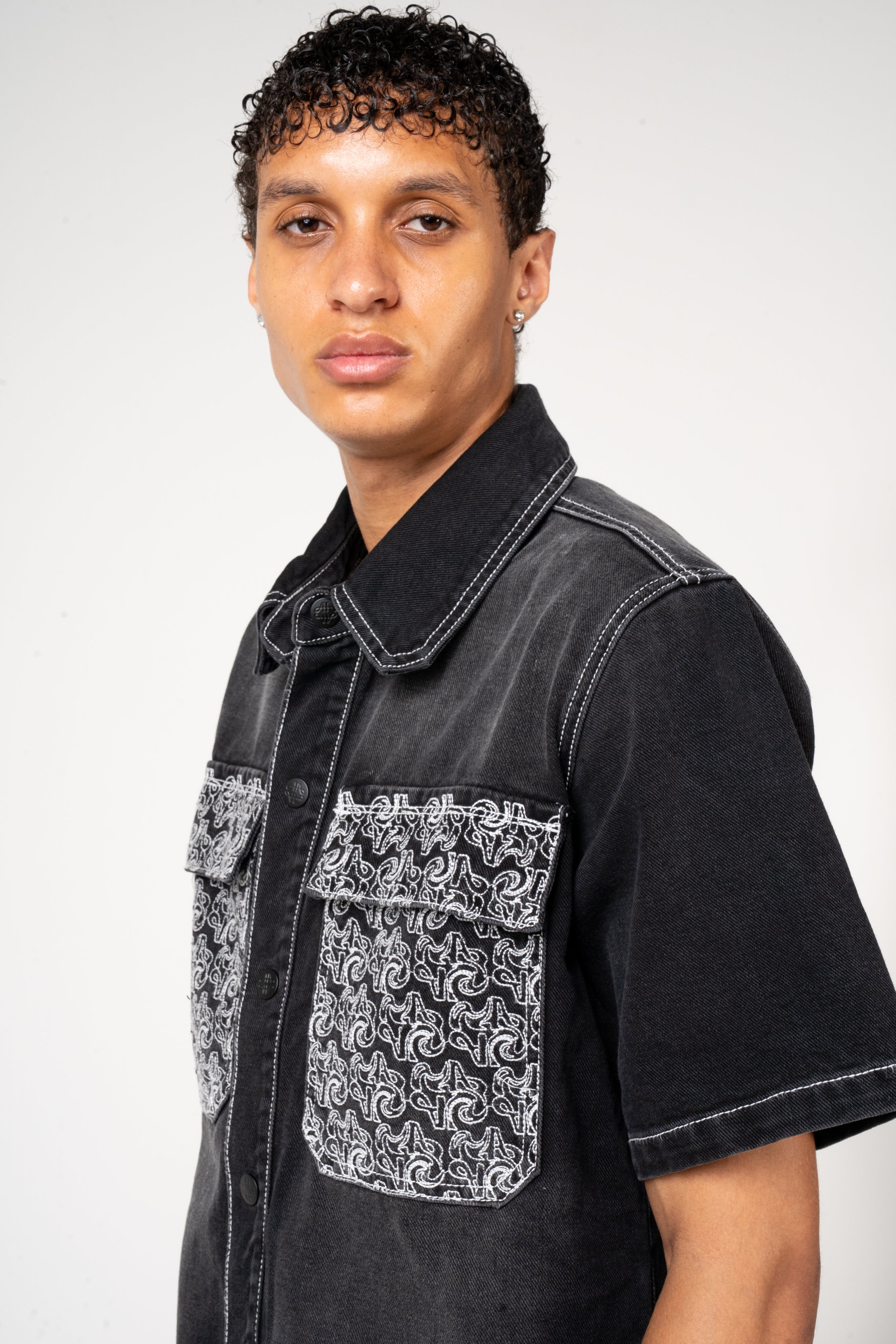 Keshi Denim Shirt Black