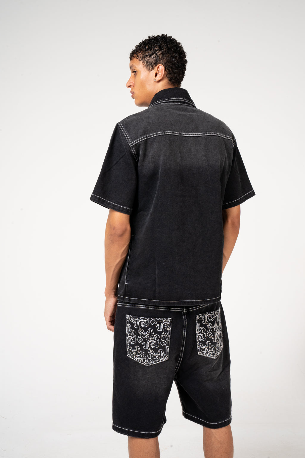 Keshi Denim Shirt Black