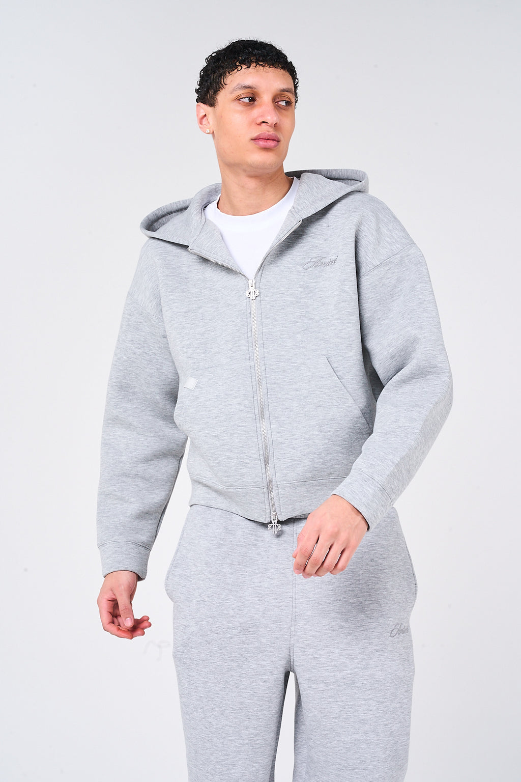 Atelier Grey Scuba Hoodie