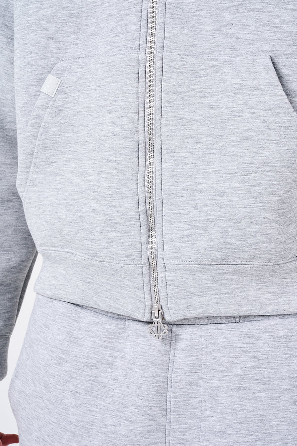 Atelier Grijze Scuba Hoodie