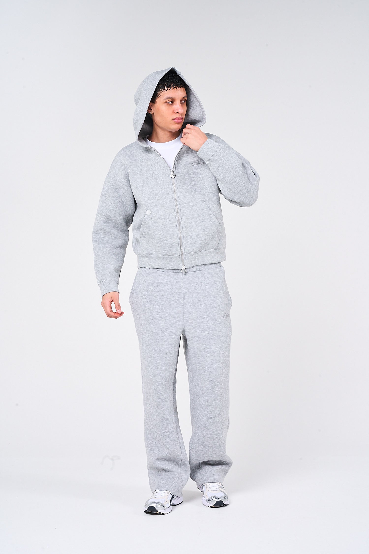 Atelier Grey Scuba Hoodie