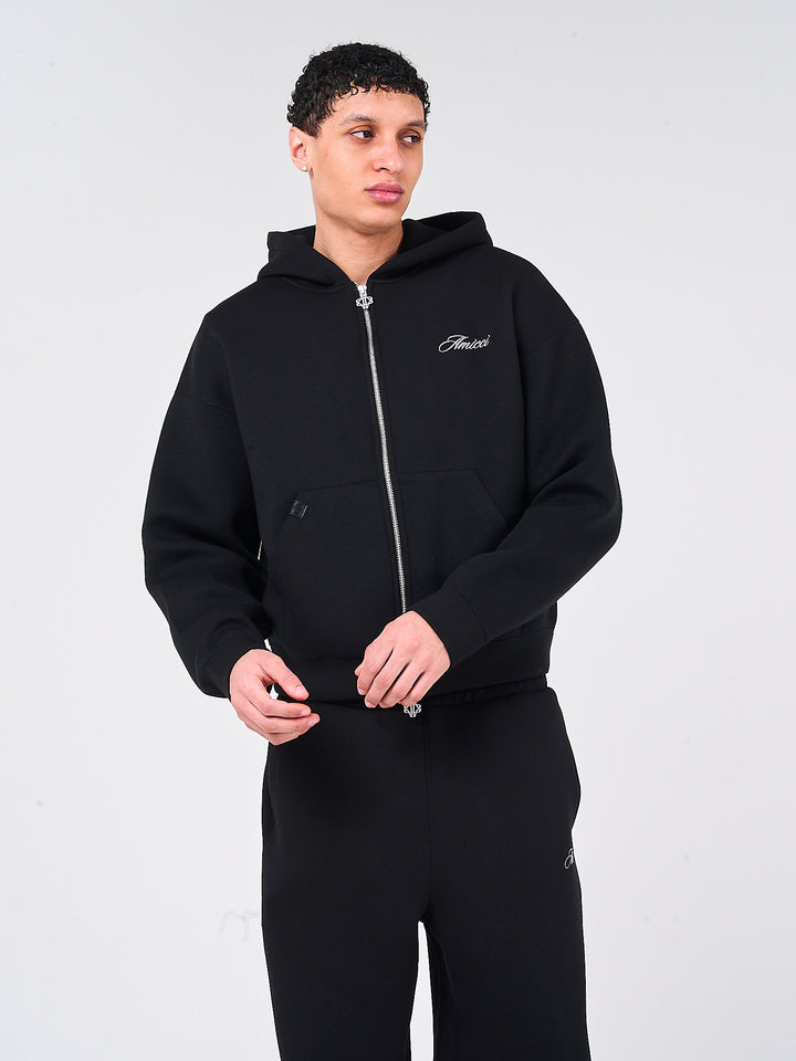 Atelier Black Scuba Hoodie
