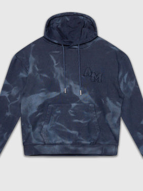 Rezaro Gewassen Hoodie Marine