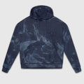 Rezaro Gewaschener Hoodie Marineblau