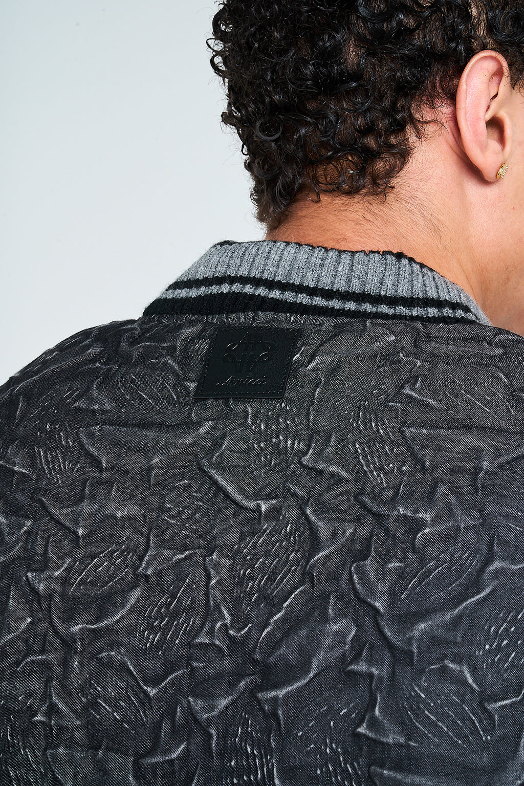 Fonsie Textured Bomber Jacket