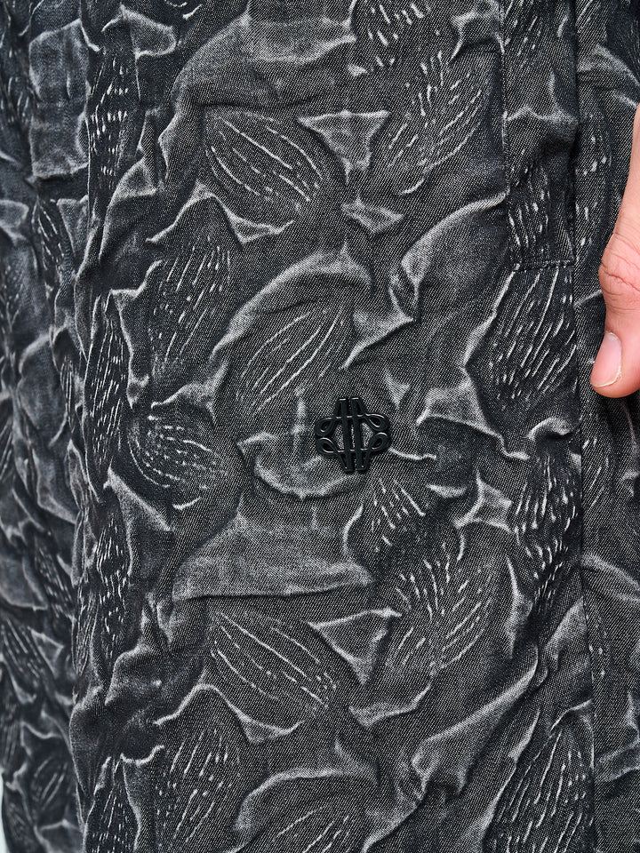 Fonsie joggingbroek met textuur